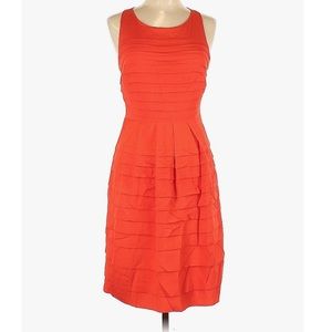 Eva Franco orange/red knee length.